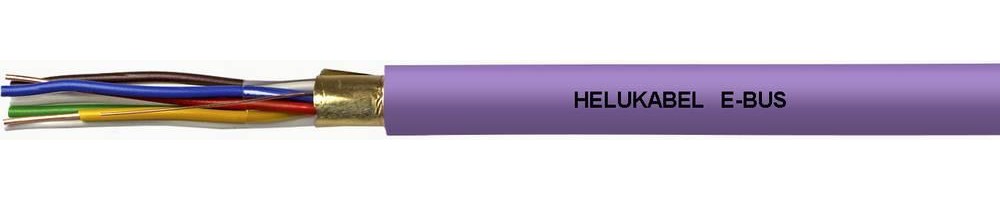 HELU 81077 Busleitung 4 x 2 x 0.5mm² Blau-Lila 100m
