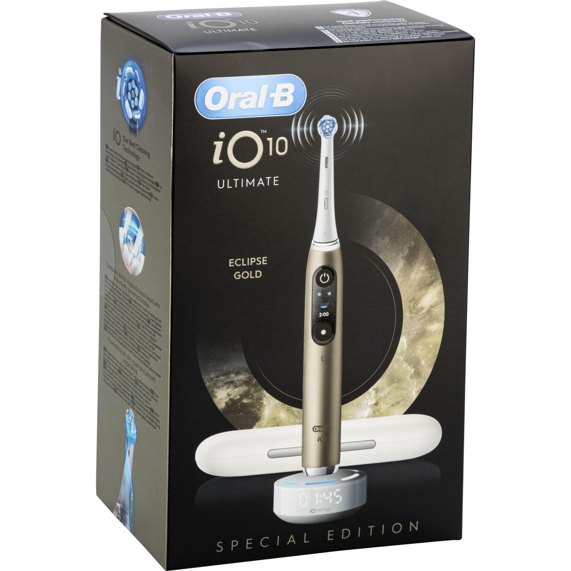 Braun Bra Oral-B iO Series 10 Eclipse gold Elektrische Zahnbürste