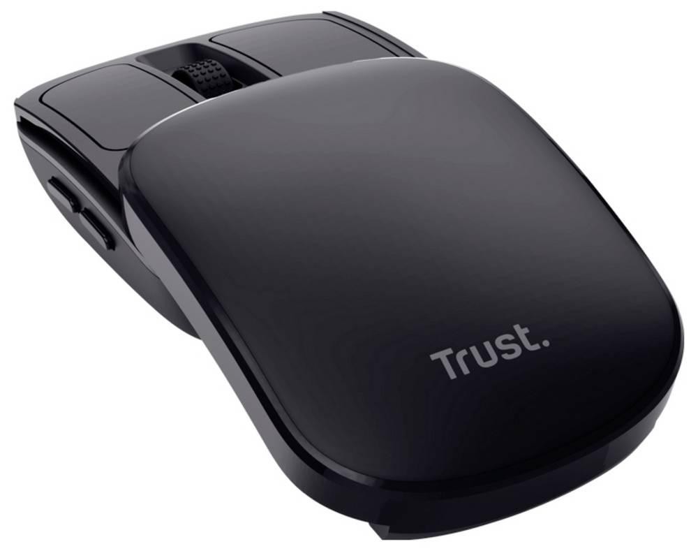 Trust ZYLO Maus Kabellos Schwarz 6 Tasten 2400 dpi