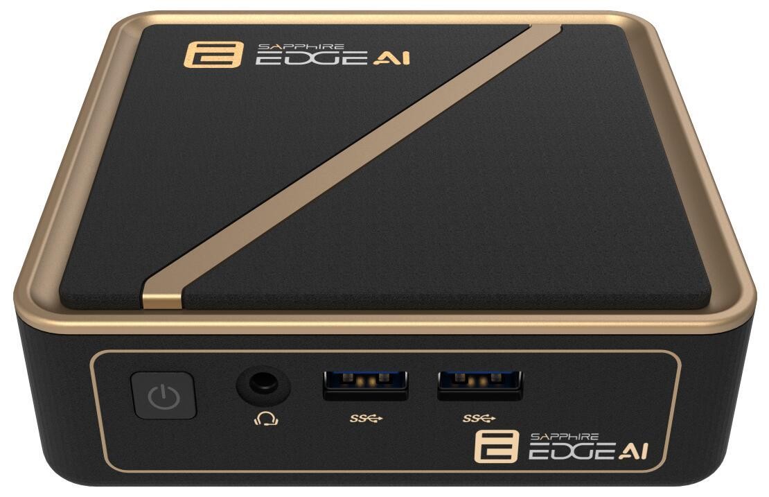 Sapphire EDGE AI 370 SFF Black, Gold FP8 2 GHz - Sapphire EDGE AI 370,