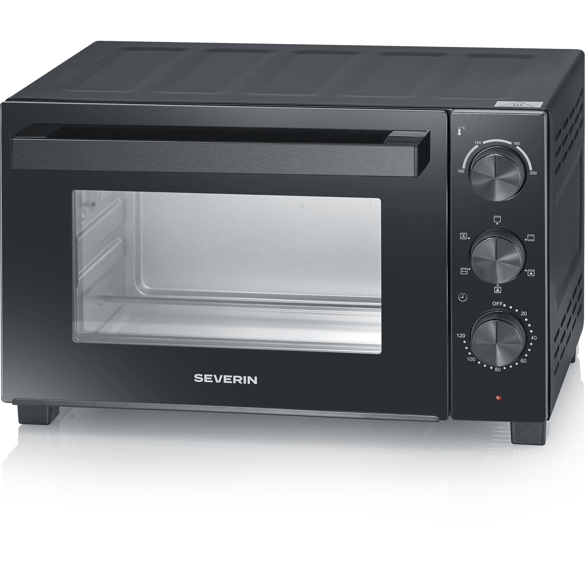 Severin TO 2075 toaster oven 30 L 1600 W Black Grill - Severin TO
