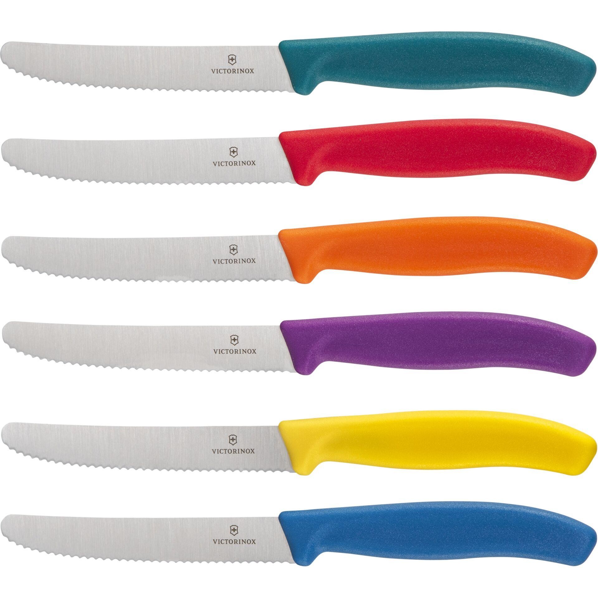 Victorinox Swiss Classic Tafelmesser 6tlg. Mehrfarbig