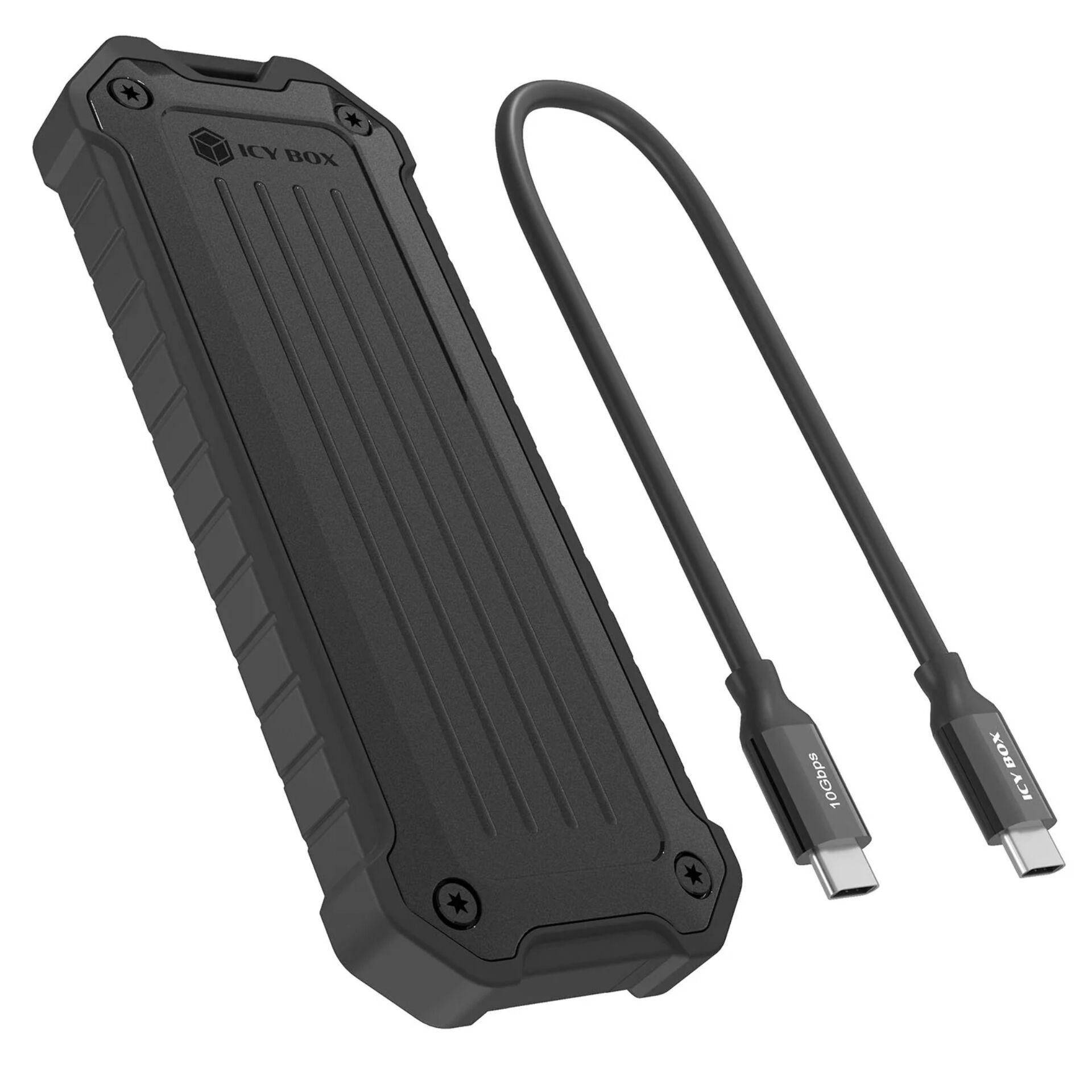 ICY BOX IB-1827MCP-C31 M.2 SSD-Gehäuse USB-C (USB 3.2 Gen 2) 10