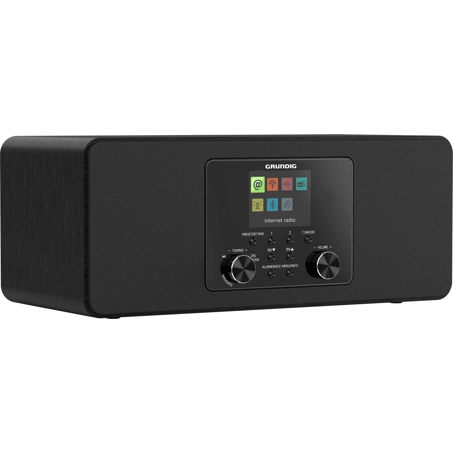 Grundig DTR 5100 2.0 DAB+ WEB Portable Analog & digital Black -