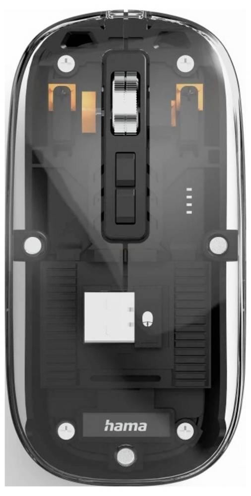 Hama WM-600 mouse Office Ambidextrous RF Wireless + Bluetooth Optical