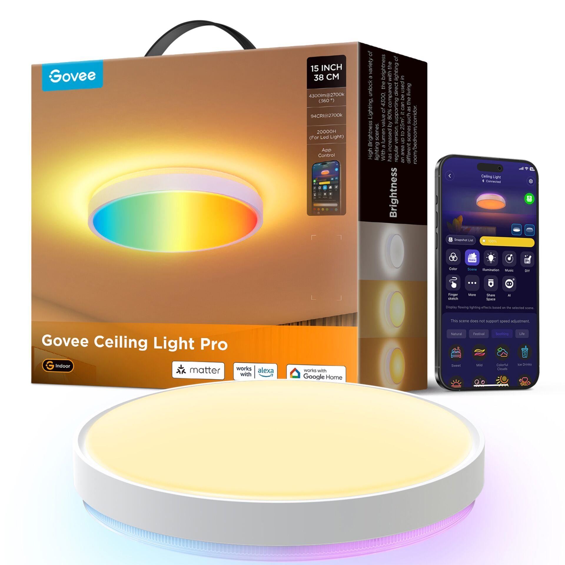 Govee H60A6 Lámpara de pie inteligente Wi-Fi/Bluetooth 72 W - Govee