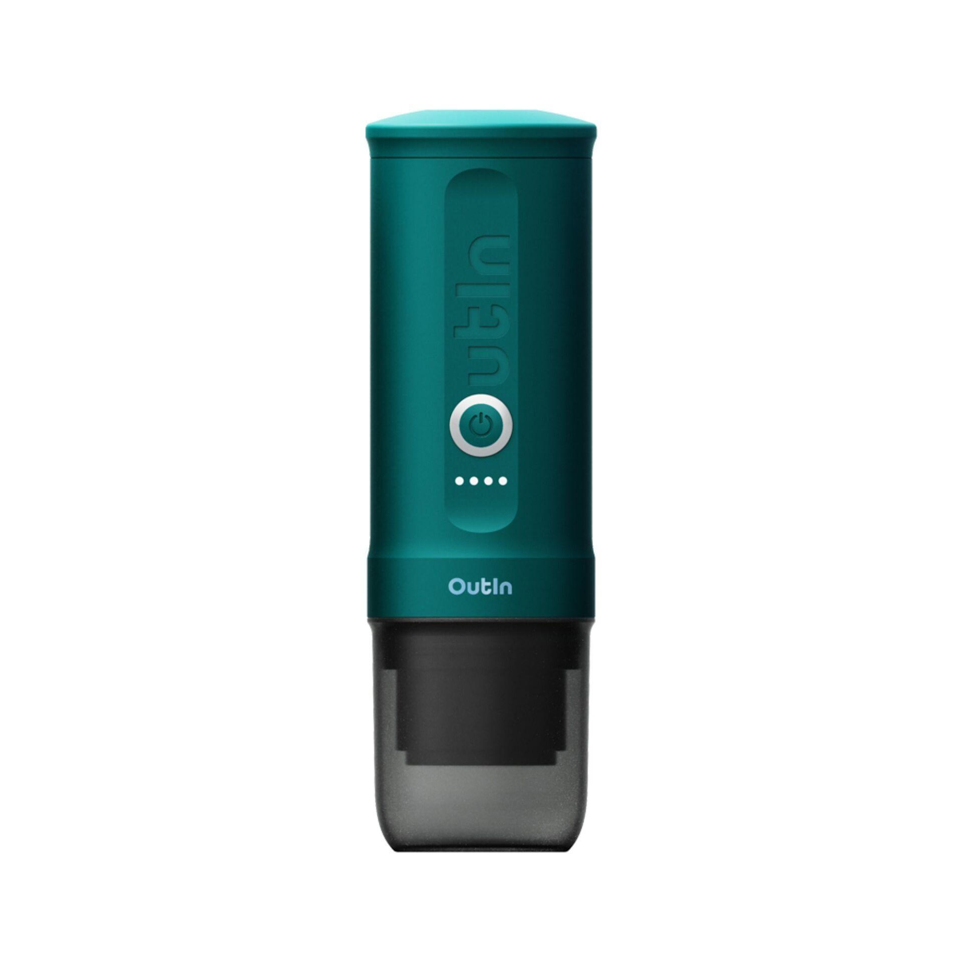 OutIn OTEM-01-Teal Espressomaschine Schwarz, Türkis für unterwegs /