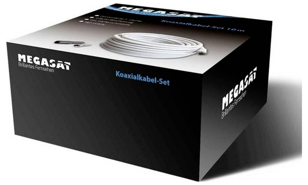 Megasat 100148 coaxial cable 50 m F White - Megasat 100148, 50 m, F,