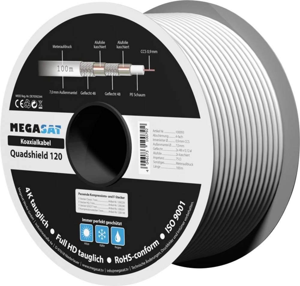 MegaSat 100093 Koaxialcâble Außen-Durchmesser: 7.0mm blanc 100m