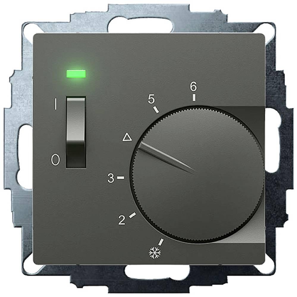 Eberle 191811554302 UTE 1015-Anthrazit-55 Raumthermostat Unterputz