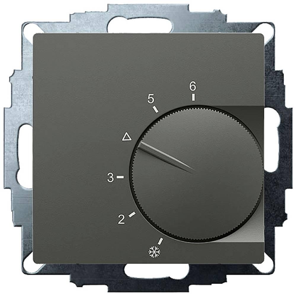 Eberle 191810224302 UTE 1002-Anthrazit-55 Raumthermostat Unterputz