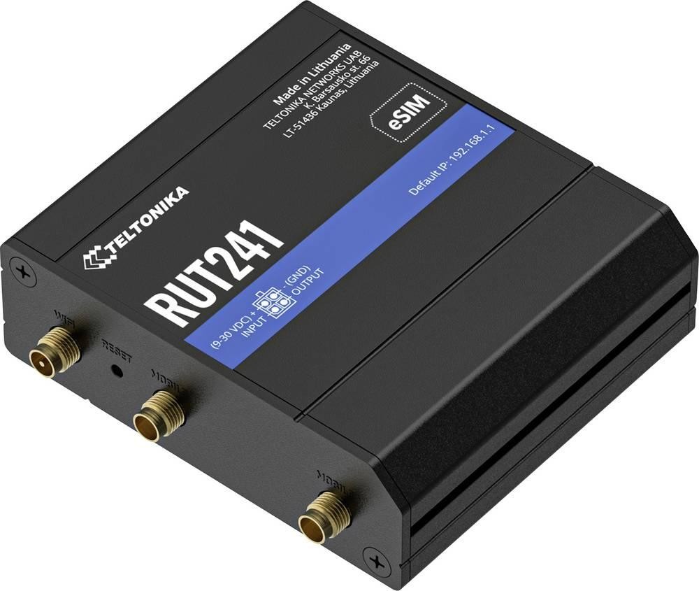 Teltonika RUT241 eSIM | Industrieller 4G-LTE-Router | Cat 4, 2x RJ45