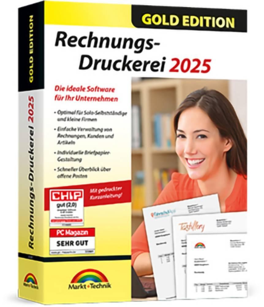 Markt & Technik Rechnungsdruckerei 2025 or Edition version complète,