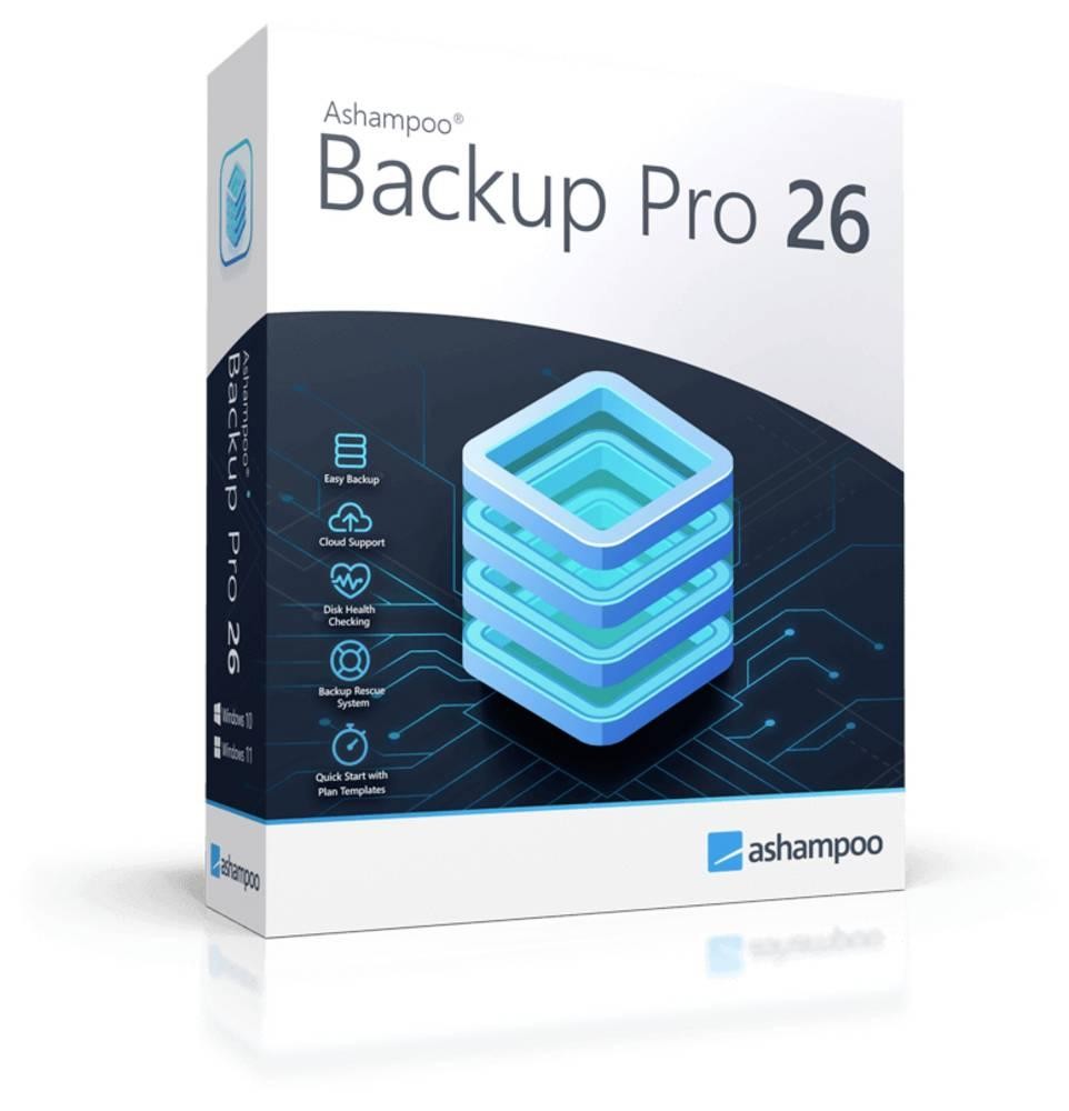 Markt & Technik Ashampoo Backup Pro 26 Vollversion, 1 Lizenz Windows