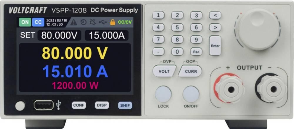 VOLTCRAFT VSPP-1208 Labornetzgerät per Rackeinbau, einstellbar 0 -