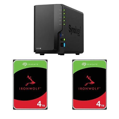 Synology DiskStation DS225+ 8TB (2x 4TB) Seagate Ironwolf NAS