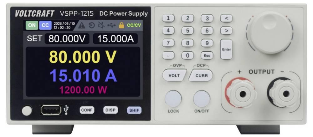 VOLTCRAFT VSPP-1215 Labornetzgerät for Rackeinbau, einstellbar 0 -
