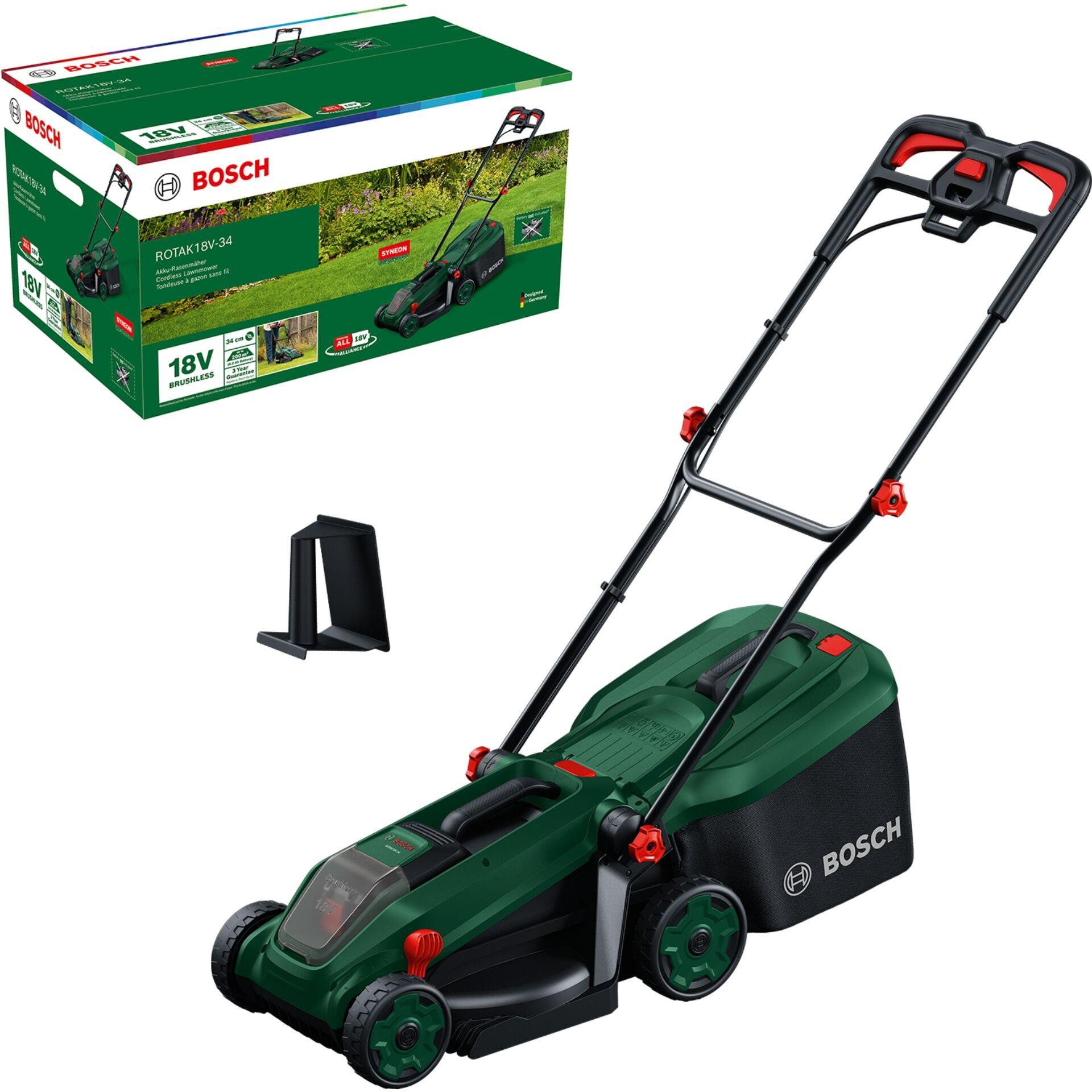 Bosch Home and Garden ROTAK18V-34 Akku-Rasenmäher