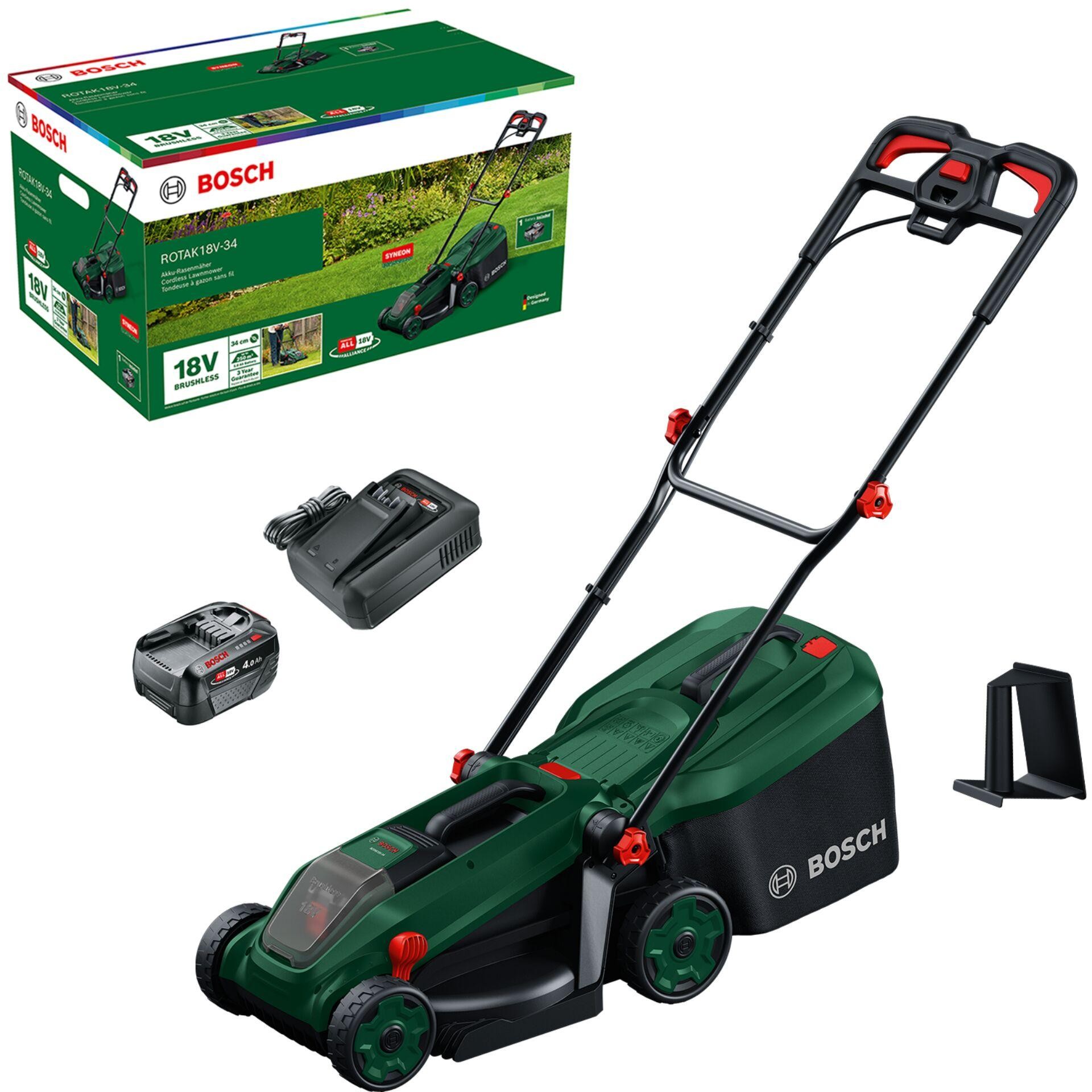Bosch Home and Garden ROTAK18V-34 Akku-Rasenmäher