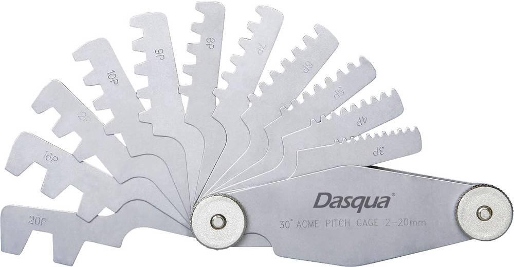 Dasqua 1041-0105 Einstelllehre 2 - 20mm Anzahl Blätter: 12