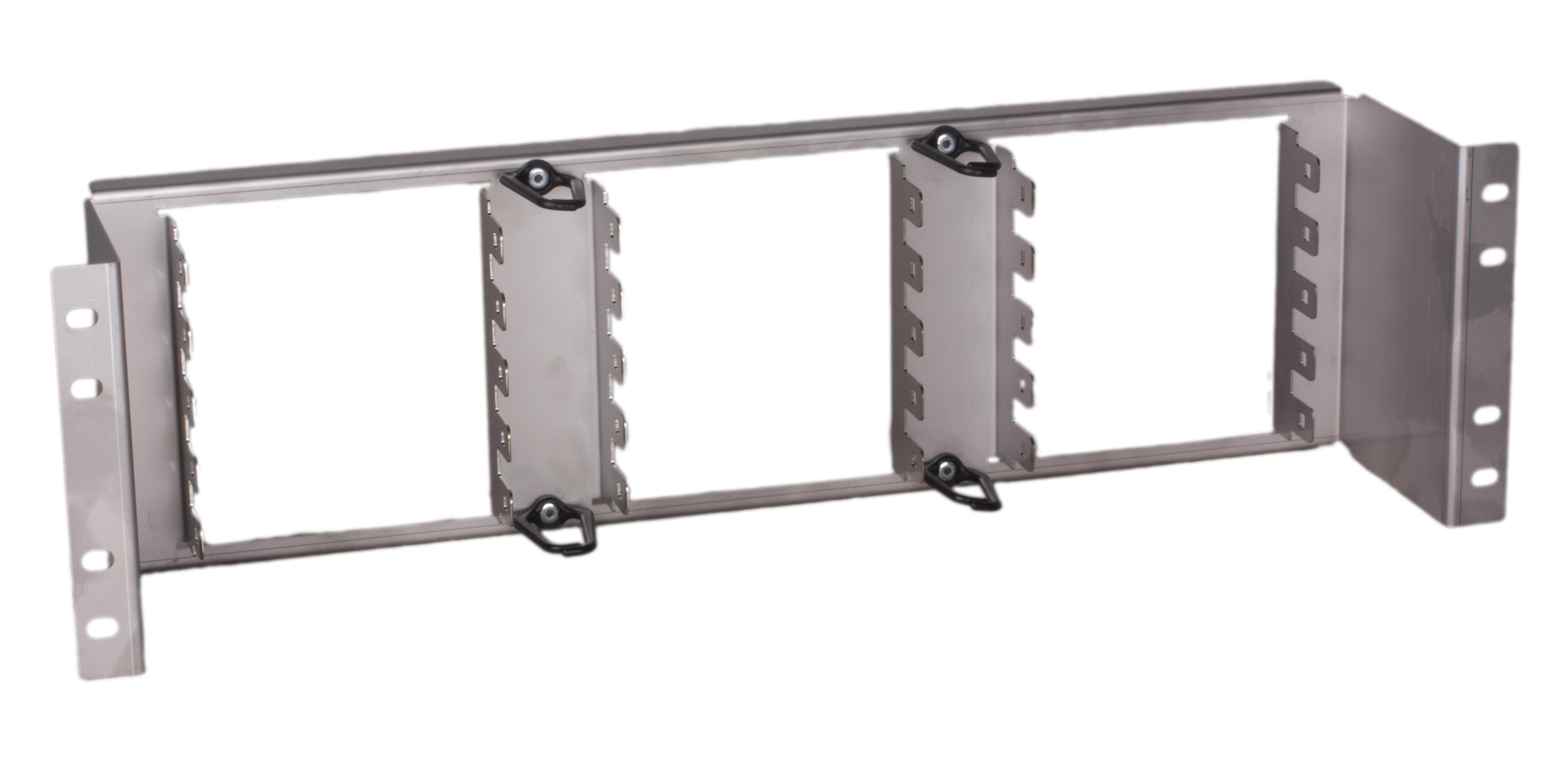 Cobinet Rangierverteiler 19" (483 mm) 3 HE pour LSA-Leisten 2/10