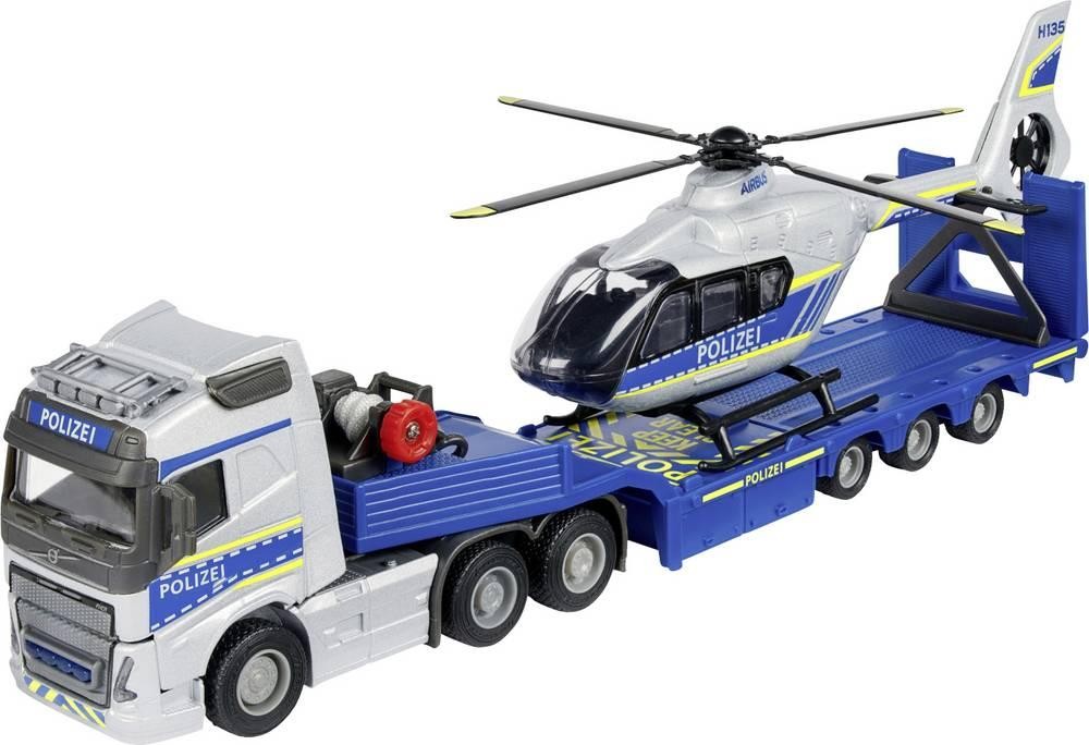 Majorette Volvo Truck + Airbus Police Helicopter Fertigmodell