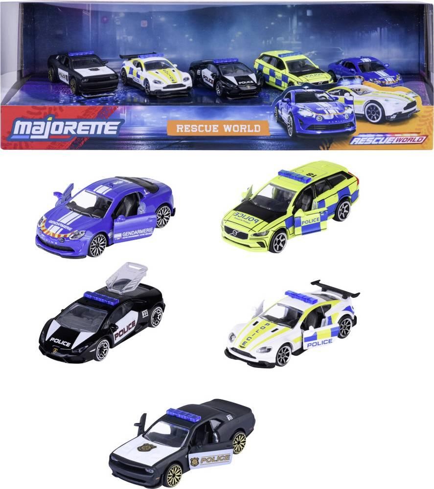 Majorette Lamborghini, Volvo, Aston Martin Rescue World 5 Pieces