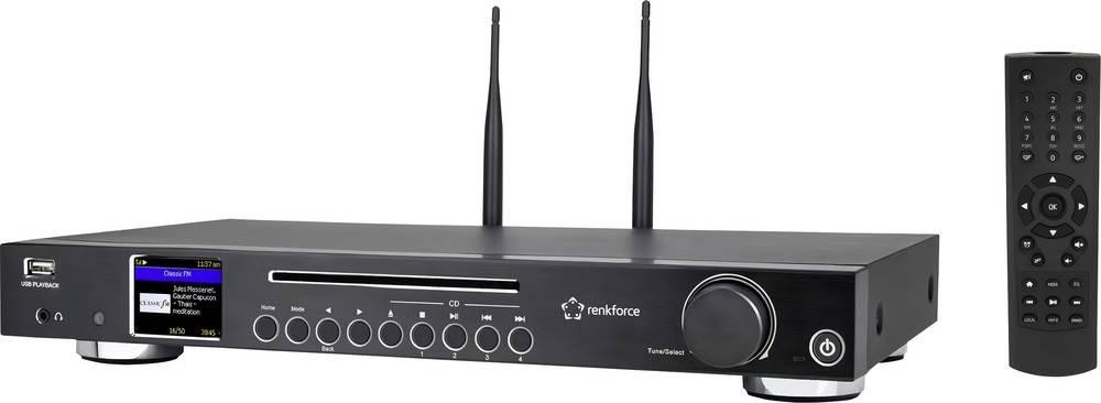 Renkforce RF-DAB-IR1702 Internet CD-Radio DAB+, FM, Internet CD,