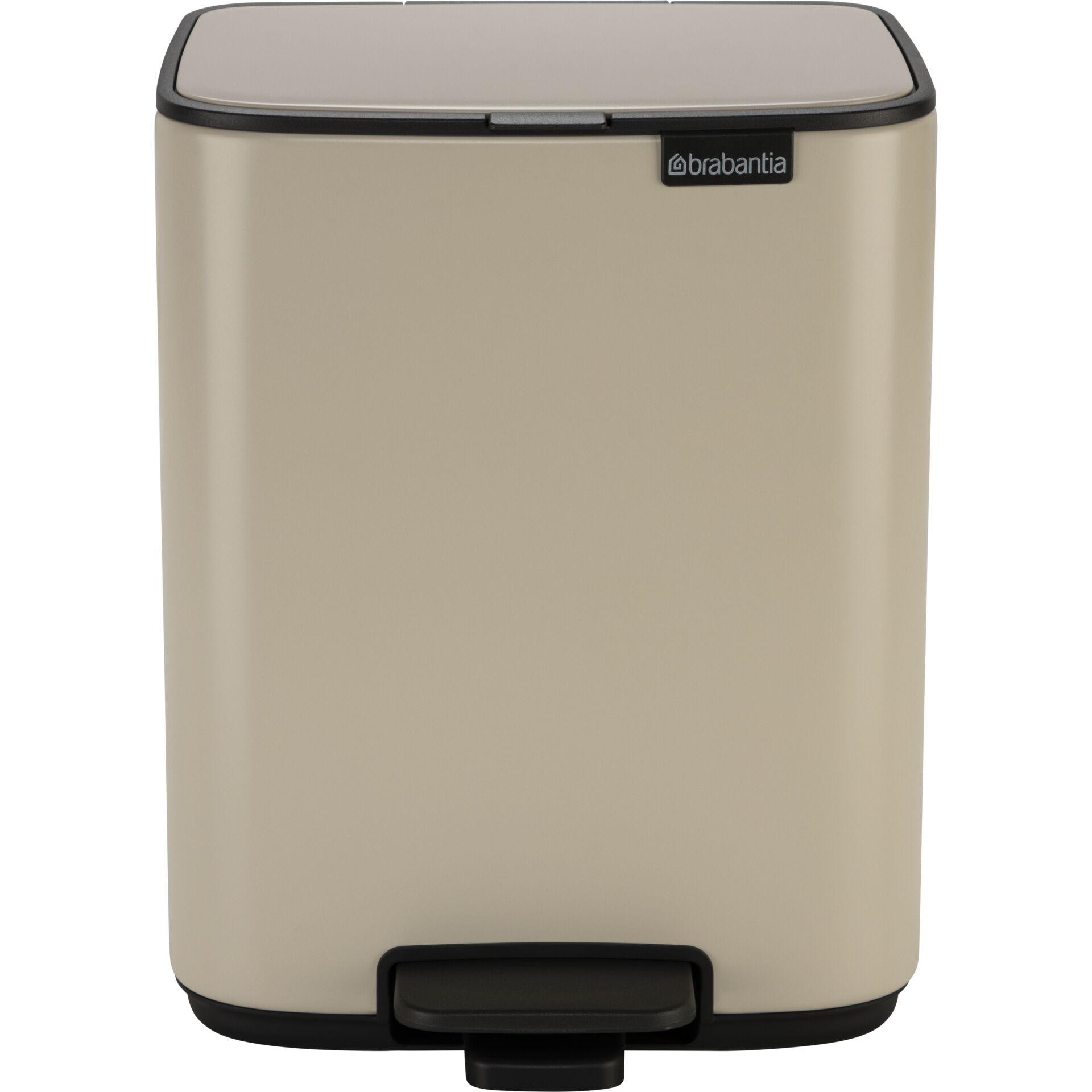 Brabantia Bo 7 L Rectangular Steel Beige - Brabantia Bo, 7 L,