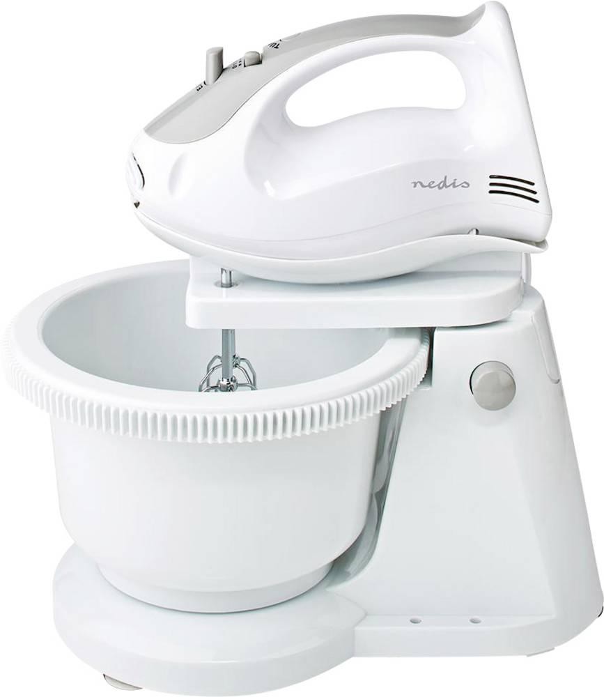 Nedis KAHM110CWT Handmixer 200W Grau, Weiß