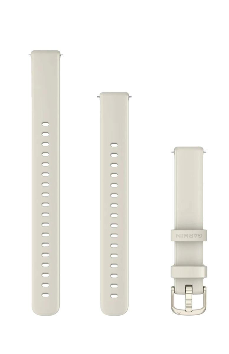 Garmin Lily 2-Armband (14 mm), Silikon Bone / Lunargold - Passend fü