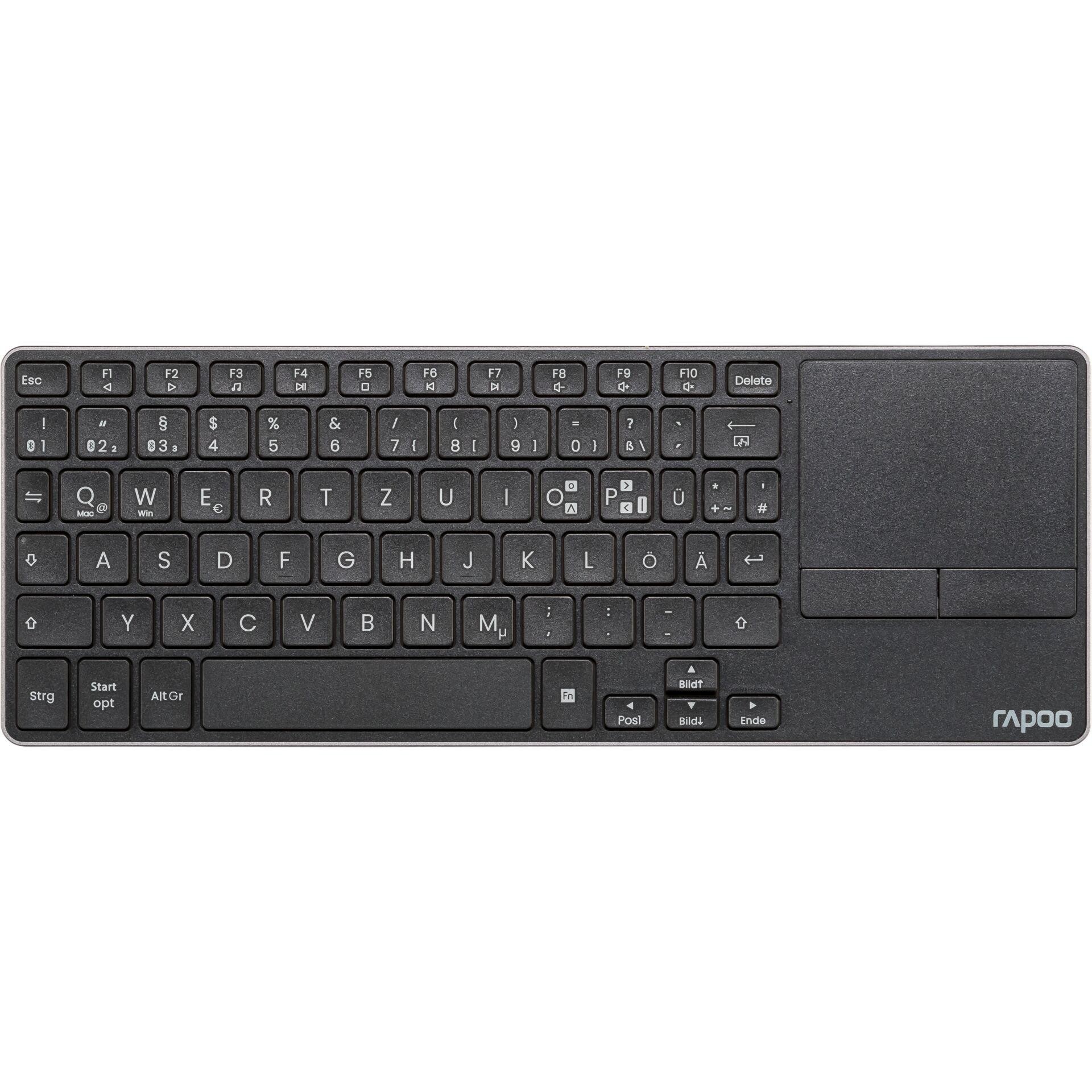 Rapoo E2810M Wireless Multimedia Keyboard incl. Touchpad