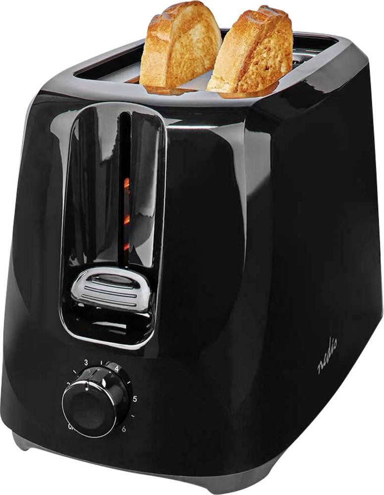 Nedis KABT150EBK toaster 6 2 slice(s) 700 W Black - Nedis KABT150EBK,