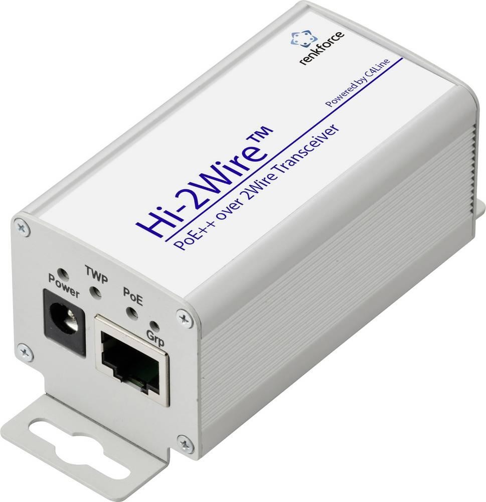 Renkforce RF-6861940 PoE++ over 2Wire Transceiver 2-Draht Reichweite (