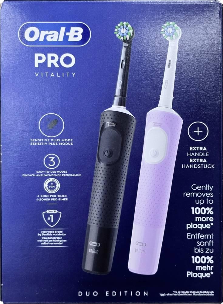 Braun Oral-B Vitality Pro D103 Duo Black purplec Violet Elektrische