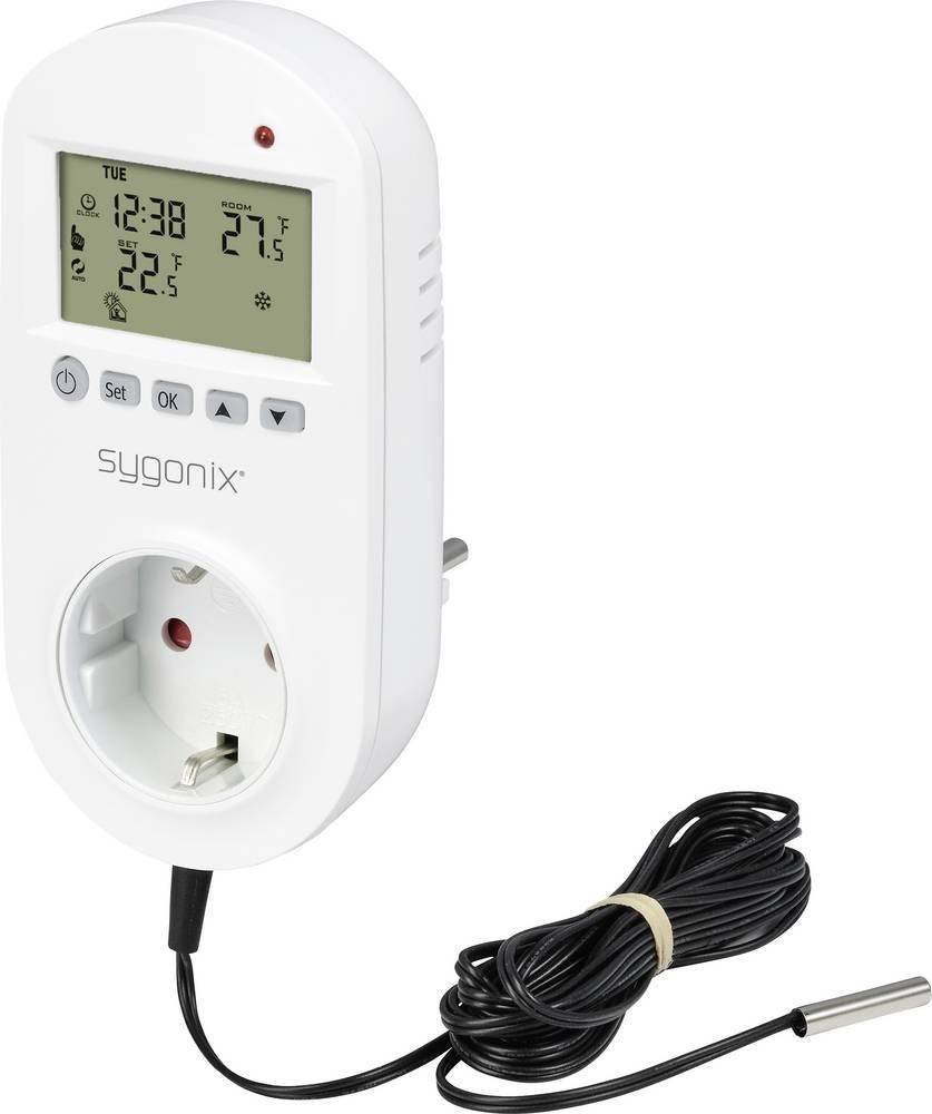 Sygonix SY-6824098 Universalthermostat Zwischenstecker Wochenprogramm