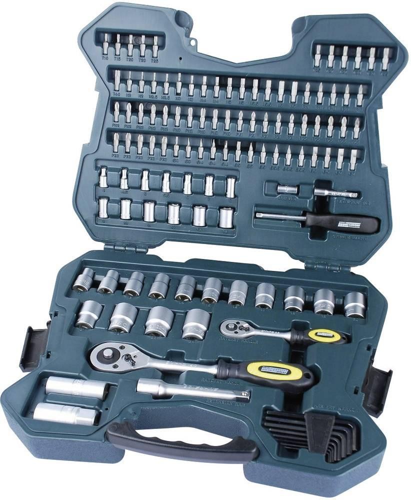 Brüder Mannesmann Steckschlüsselsatz metrisch 1/4\ (6.3 mm), 1/2\