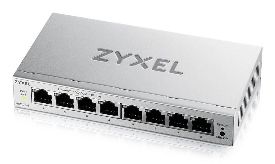 Zyxel GS1200-8V3 Managed L2 Gigabit Ethernet (10/100/1000) Desktop