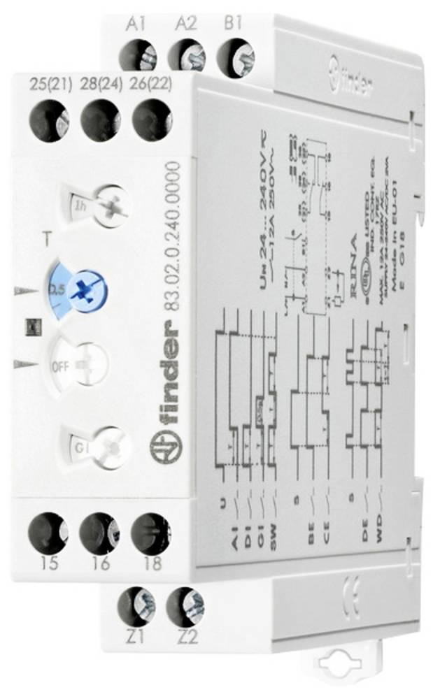 Finder 83.02.0.240.0003 Multifunktions-Zeitrelais with 8