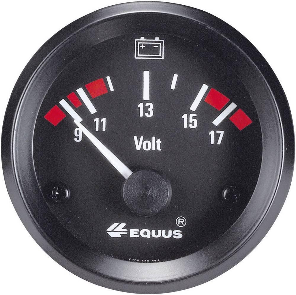 Equus 842060 Kfz Einbauinstrument Voltmeter Messbereich 9 - 17V