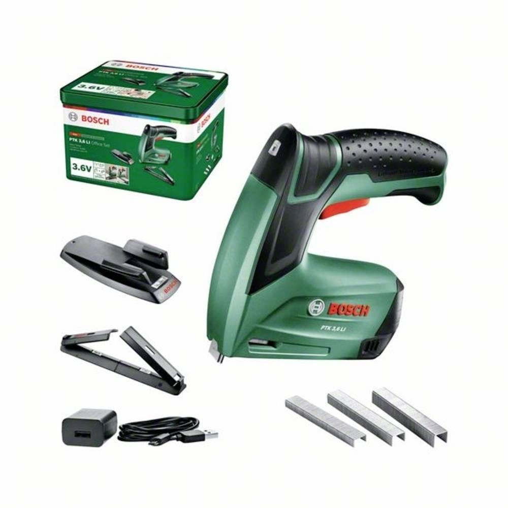 Bosch PTK 3,6 LI Office Set Staple gun Battery - Bosch PTK 3,6 LI