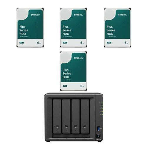 Synology DiskStation DS425+ 4 Einschübe NAS-Server Leergehäuse + 24