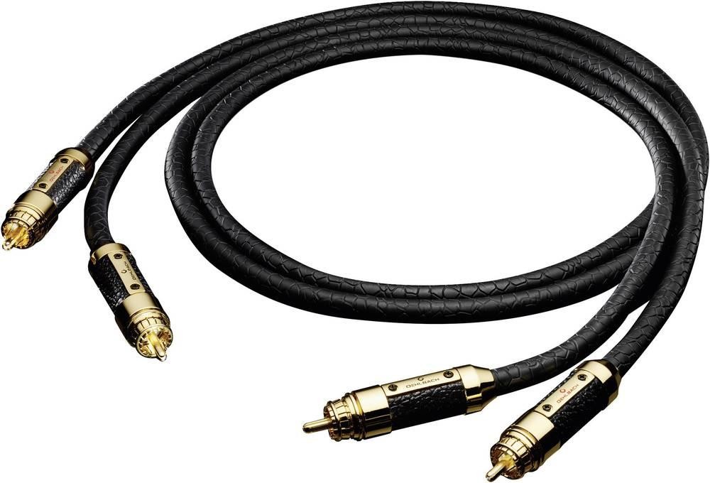OEHLBACH 13830 audio cable 0.5 m RCA Black - OEHLBACH 13830, RCA,