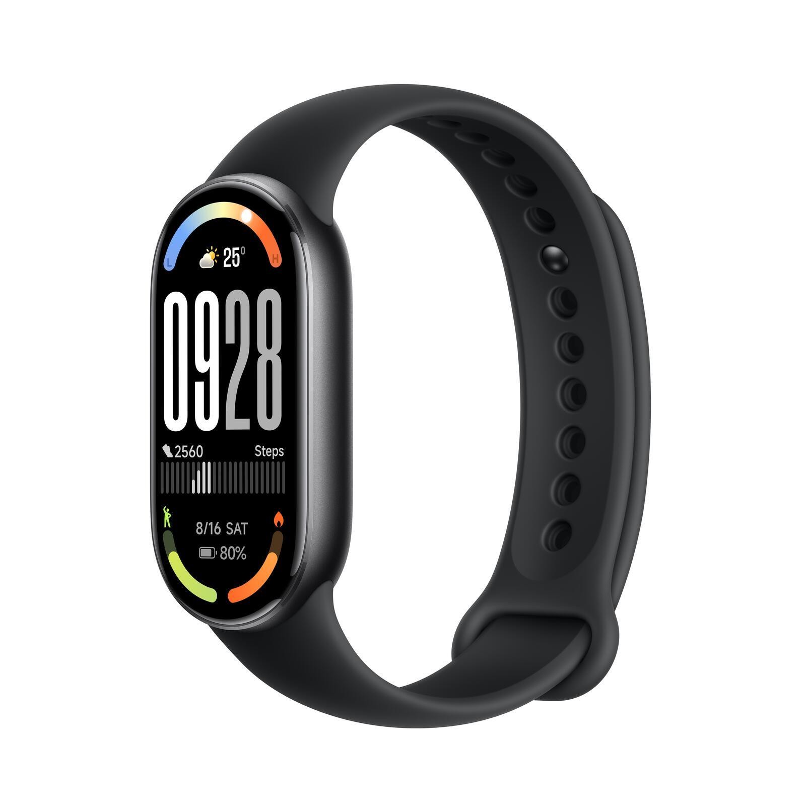 XIAOMI Smart Band 10 Bracciale Fitness, smartwatch, autonomia di 21 gg, ricarica rapida, 150+ modalità sportive, monitoraggio benessere e sonno,