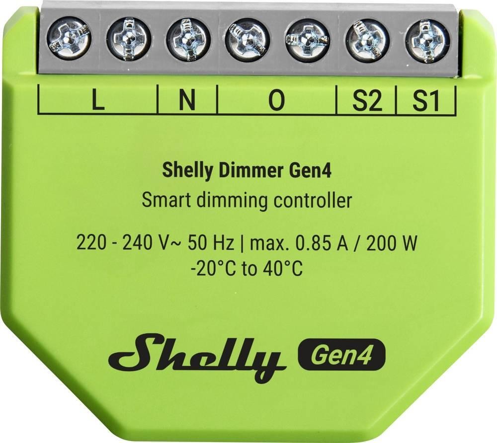 Shelly Dimmer Gen4 Dimmer Wi-Fi, Bluetooth, ZigBee