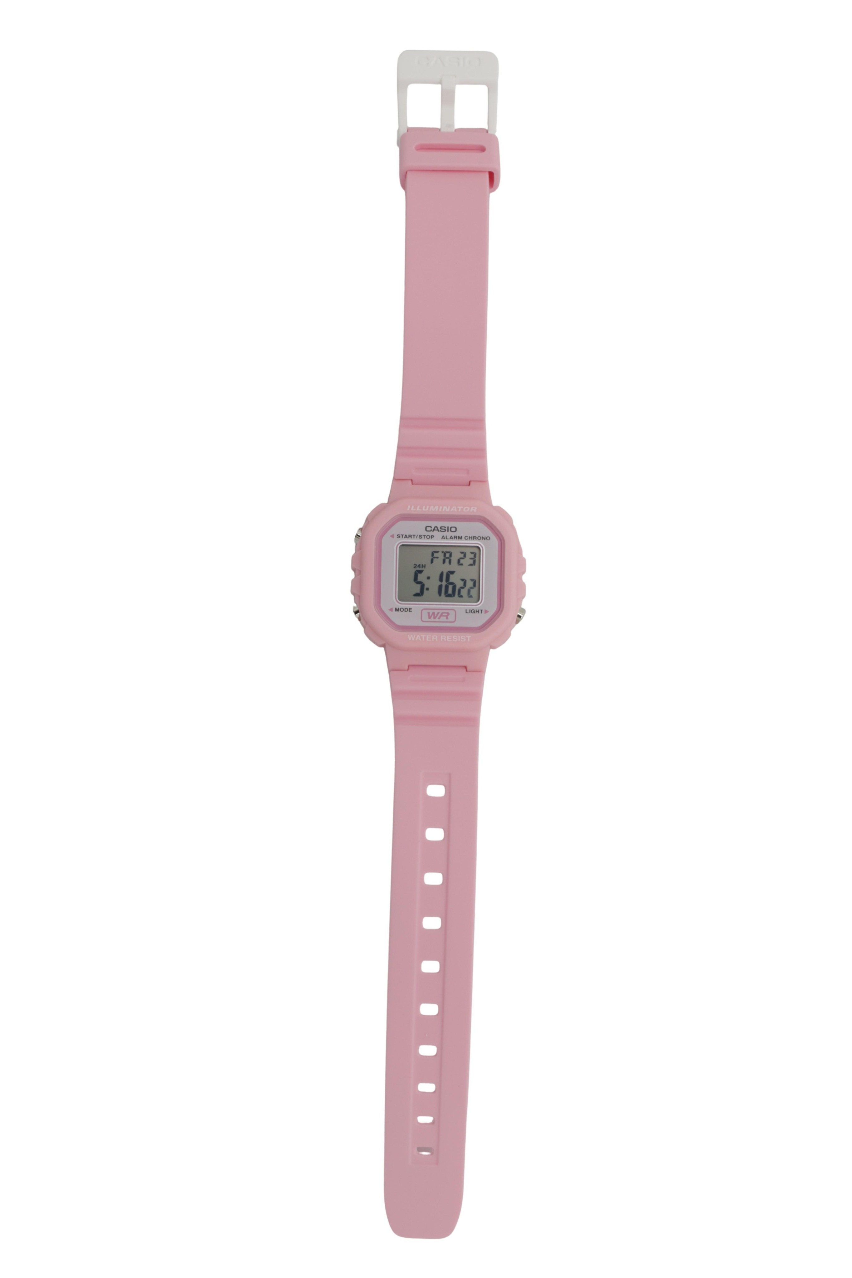 CASIO LA-20WH Collection Damen-braceletuhr, pink