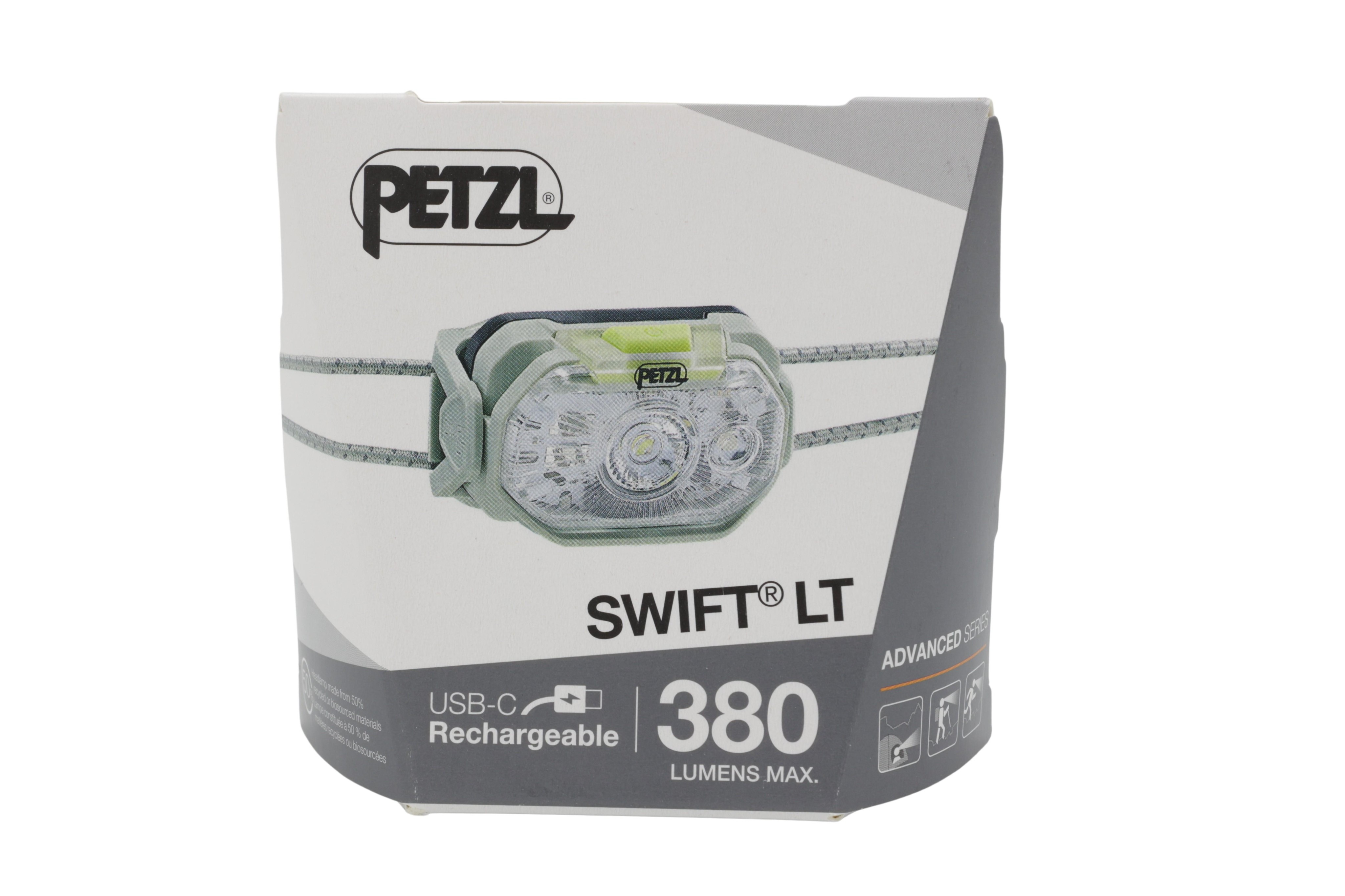 Petzl E102AB02 SWIFT LT Stirnlampe, desert green