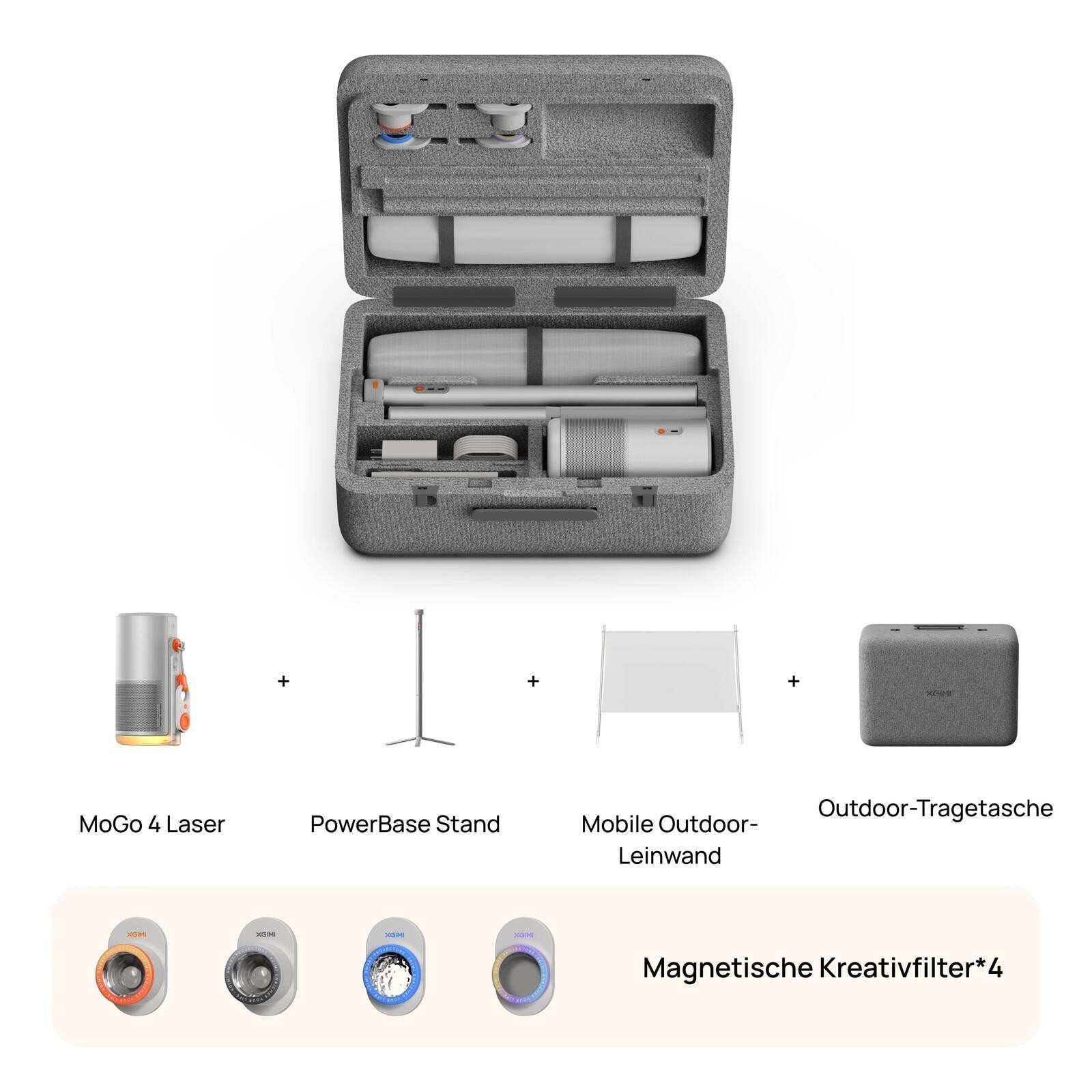 XGIMI MoGo 4 Laser Outdoor Set DLP 1080p (1920x1080) Silver - XGIMI