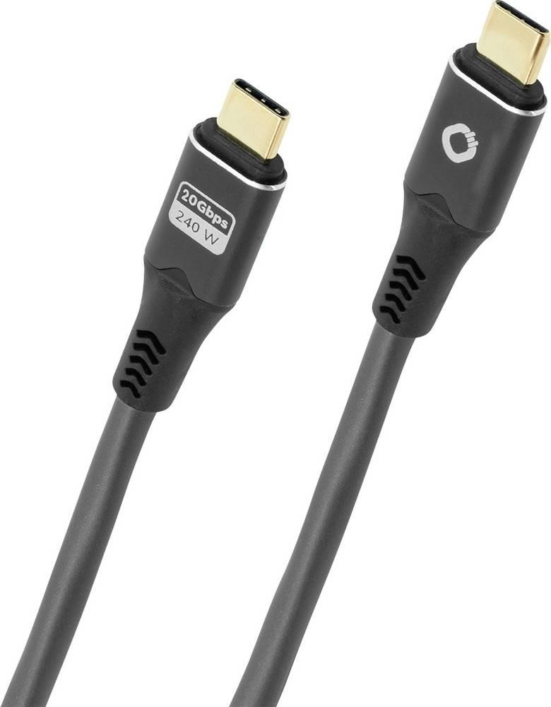 OEHLBACH D1C9369 câble USB 2 m USB C Anthracite - OEHLBACH D1C9369,