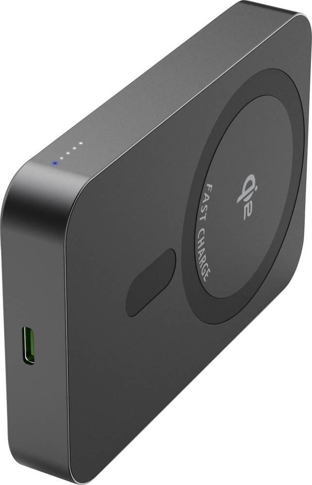 Hama Qi2 Wireless Power Pack, 10000 mAh, Magnetic, Inductive Charging,